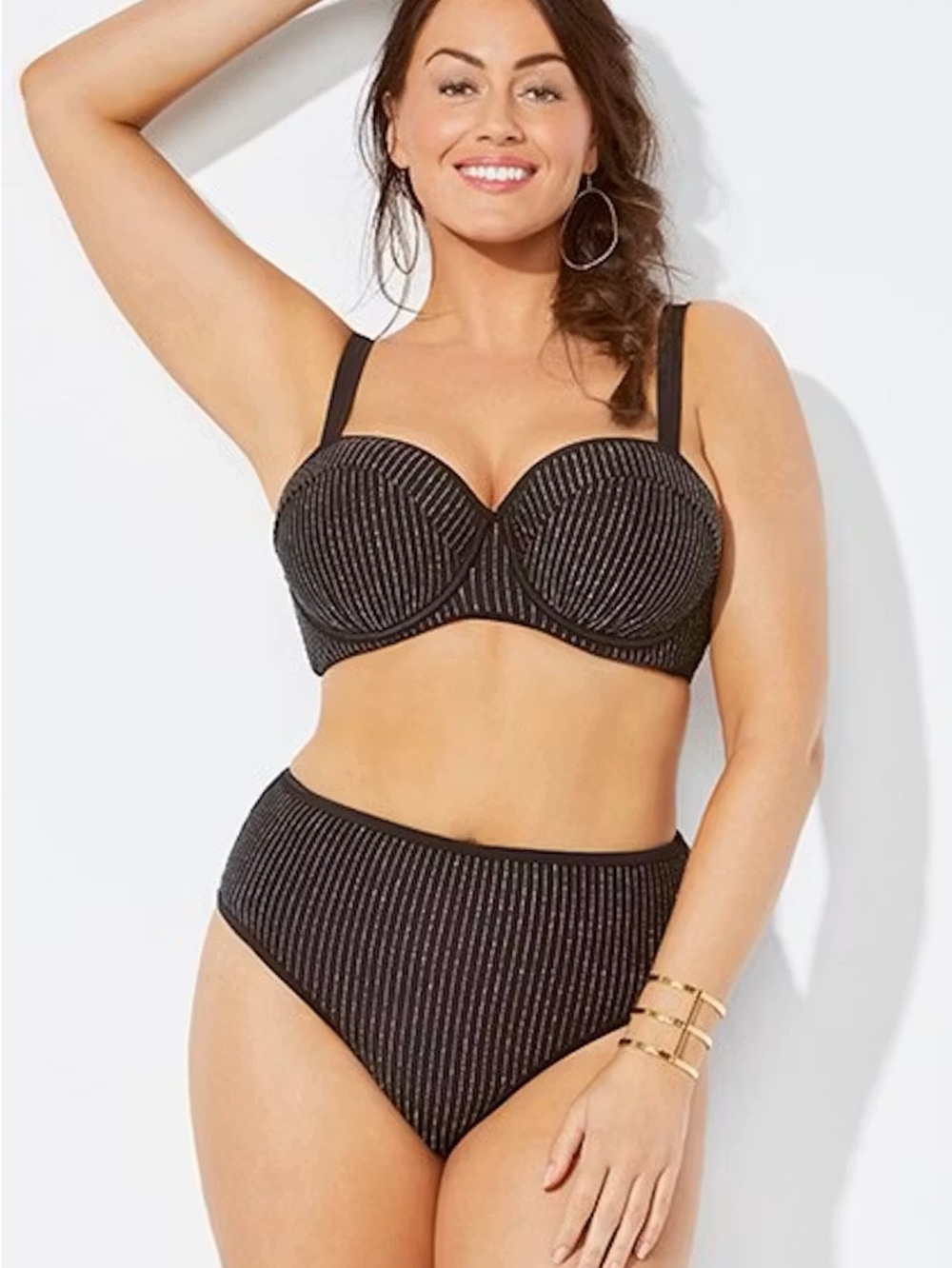 GabiFreshX Swimsuits For All Element Underwire Bikini Top 16 E, NWOT supportive